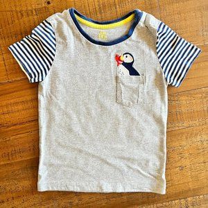 Boys Mini Boden Short Sleeve Pocket Tee Size 2-3